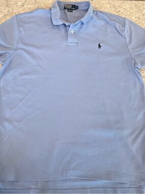 Ralph Lauren Light Blue Polo with Embroidered Pony